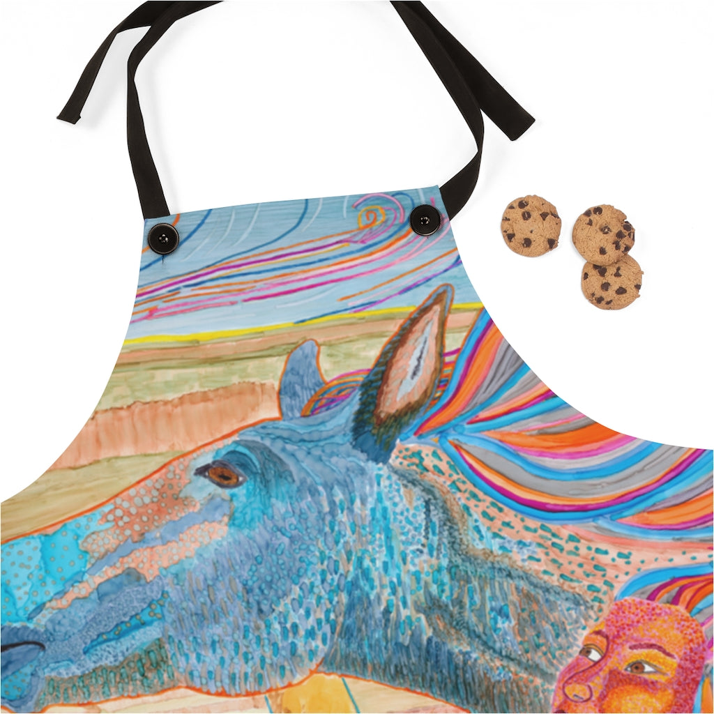 "Colors of the Wind" Apron Charisse Fine Art