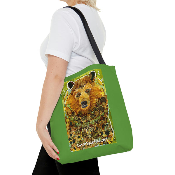 "Introspection" Bear Tote Bag
