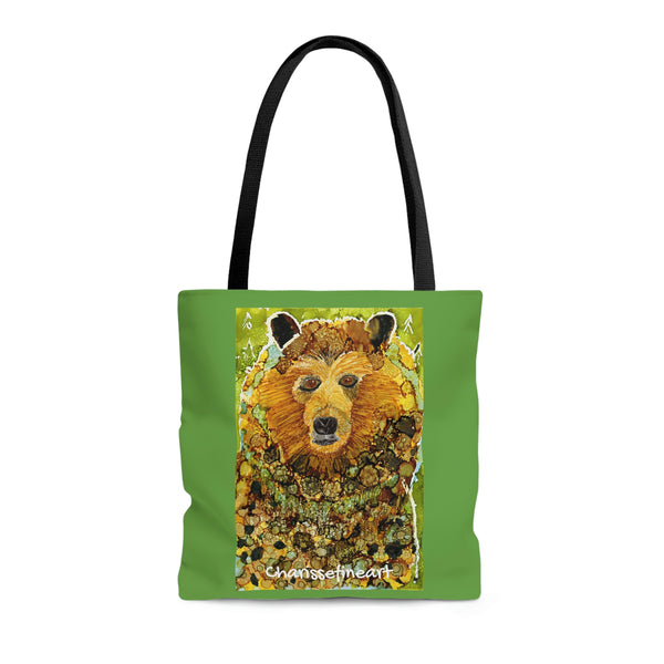 "Introspection" Bear Tote Bag