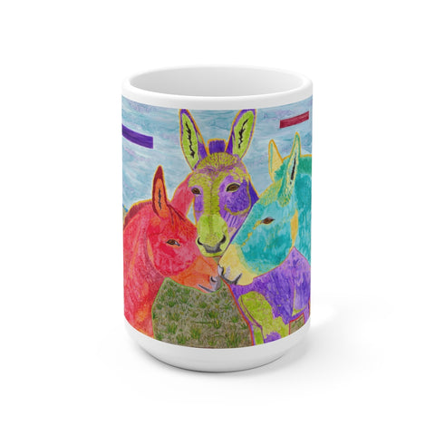 "Rainbow Connection" Ceramic Mug 15oz