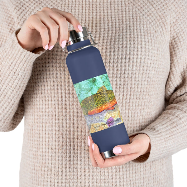 "Brook Trout" 22oz Vacuum Insulated Bottle