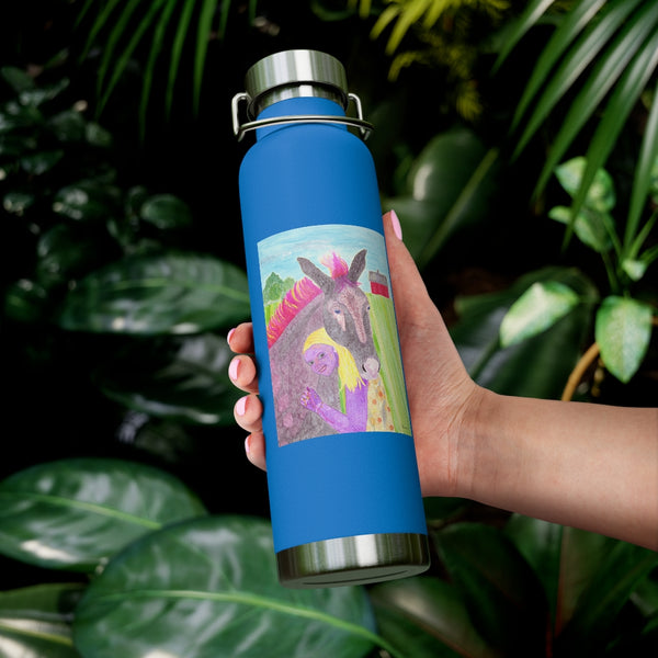 "I Choose To Be Happy" 22oz Vacuum Insulated Bottle