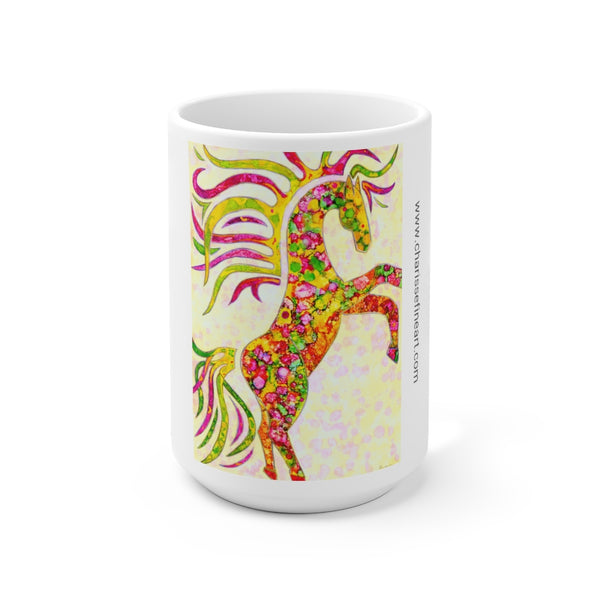 "Horse Power" Ceramic Mug 15oz