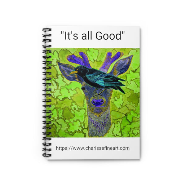 "It's All Good" Spiral Notebook - Ruled Line