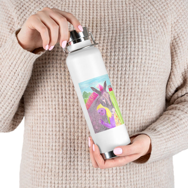 "I Choose To Be Happy" 22oz Vacuum Insulated Bottle