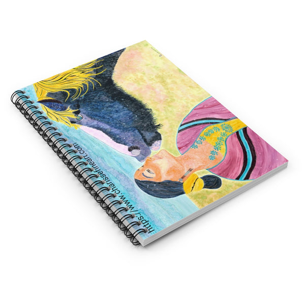 "Forget Me Not" Spiral Notebook - Ruled Line
