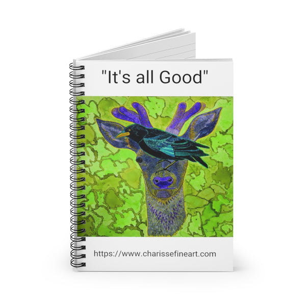 "It's All Good" Spiral Notebook - Ruled Line