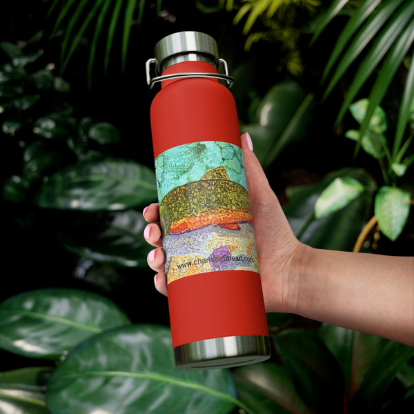 "Brook Trout" 22oz Vacuum Insulated Bottle