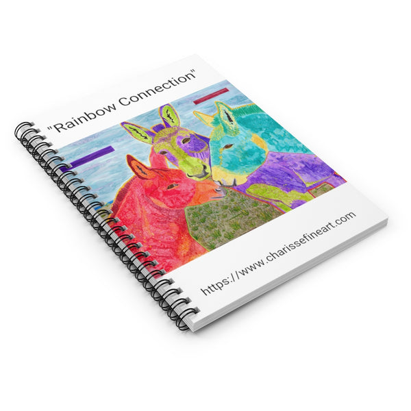 "Rainbow Connection" Spiral Notebook - Ruled Line