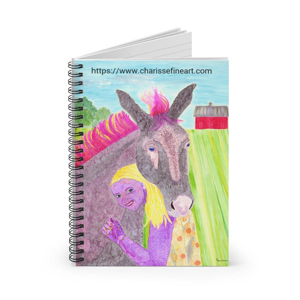 "I Choose to be Happy" Spiral Notebook - Ruled Line