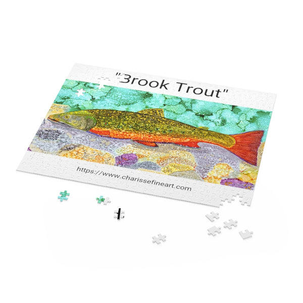 "Brook Trout" Puzzle (120, 252, 500-Piece)